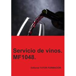 Comprar Manual Servicio de vinos. MF1048.