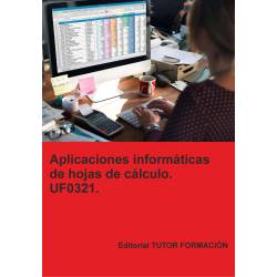 Comprar Manual Aplicaciones informáticas de hojas de cálculo. UF0321.