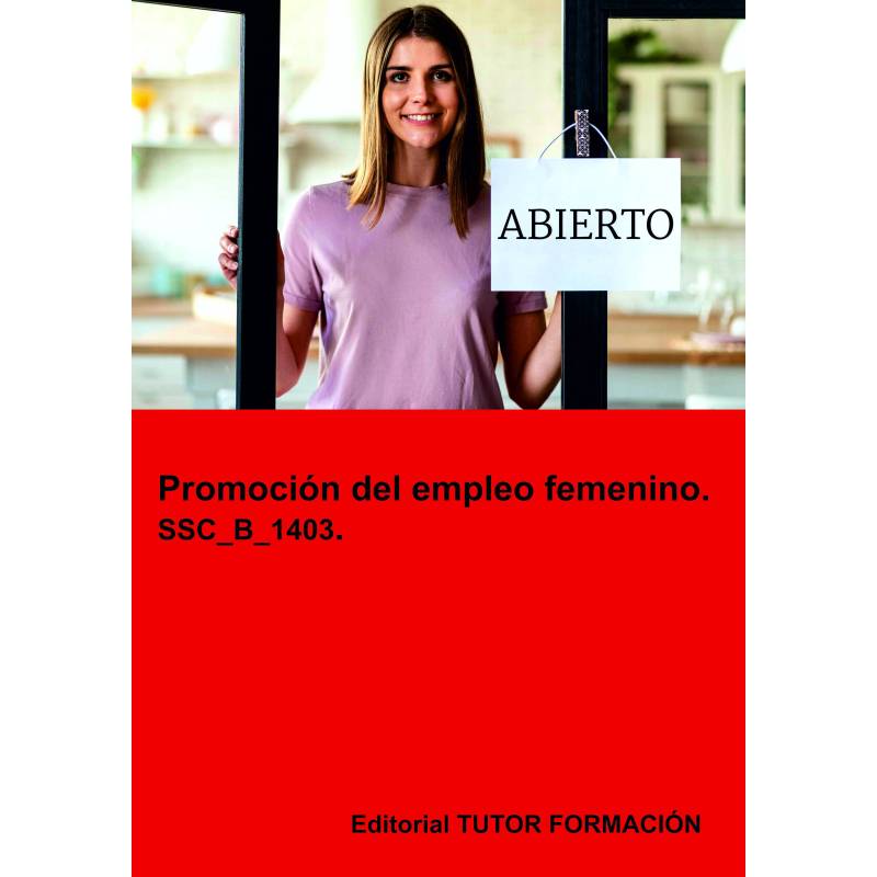 Comprar Manual Promoción del empleo femenino. SSC_B_1403.