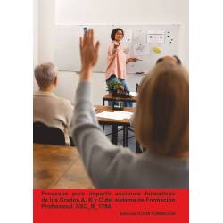 Comprar Manual Procesos para impartir acciones formativas de los grados A, B y C del Sistema de Formación Profesional