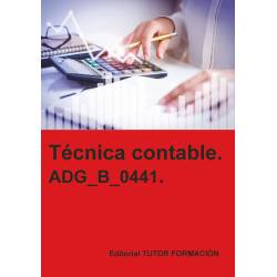 Comprar Manual Técnica contable. ADG_B_0441.